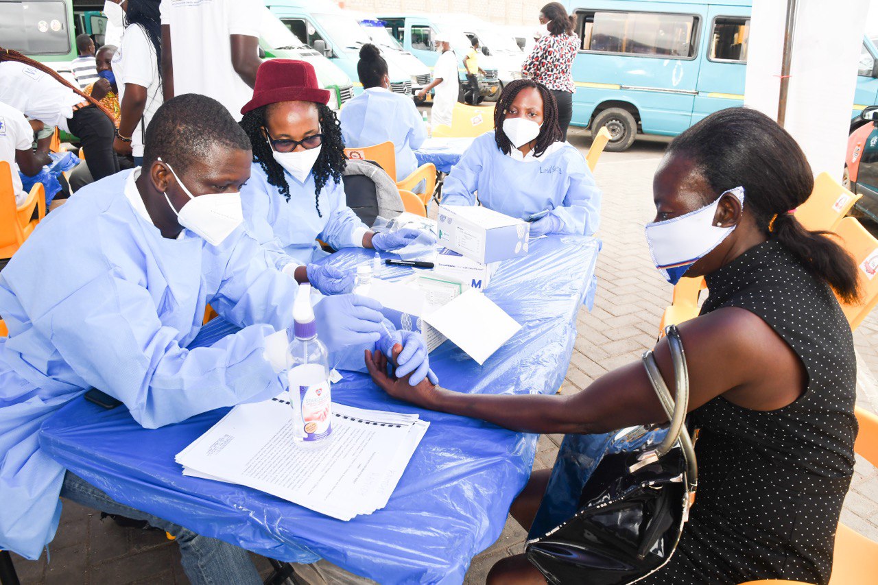 COVID-19 screening activities by WACCBIP