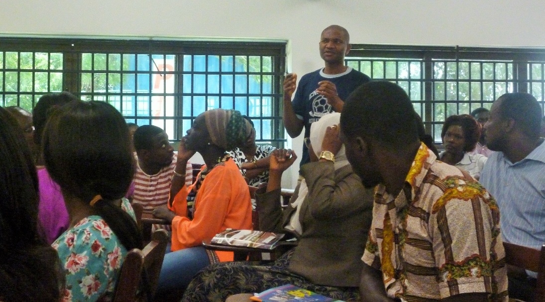 A cross section of faculty members and students